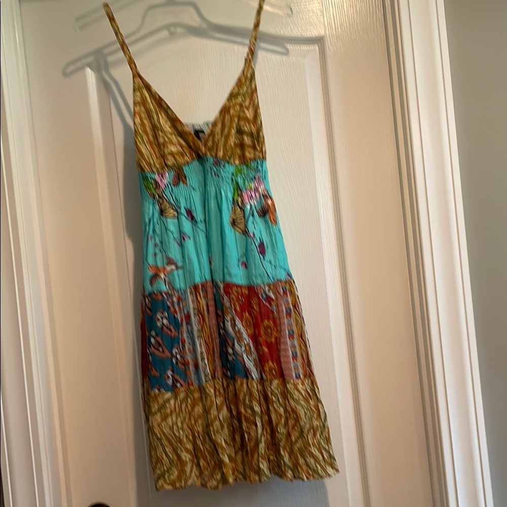 NWT Colorful Patchwork Sundress
